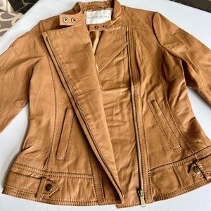 Boston Proper Leather Jacket NWOT